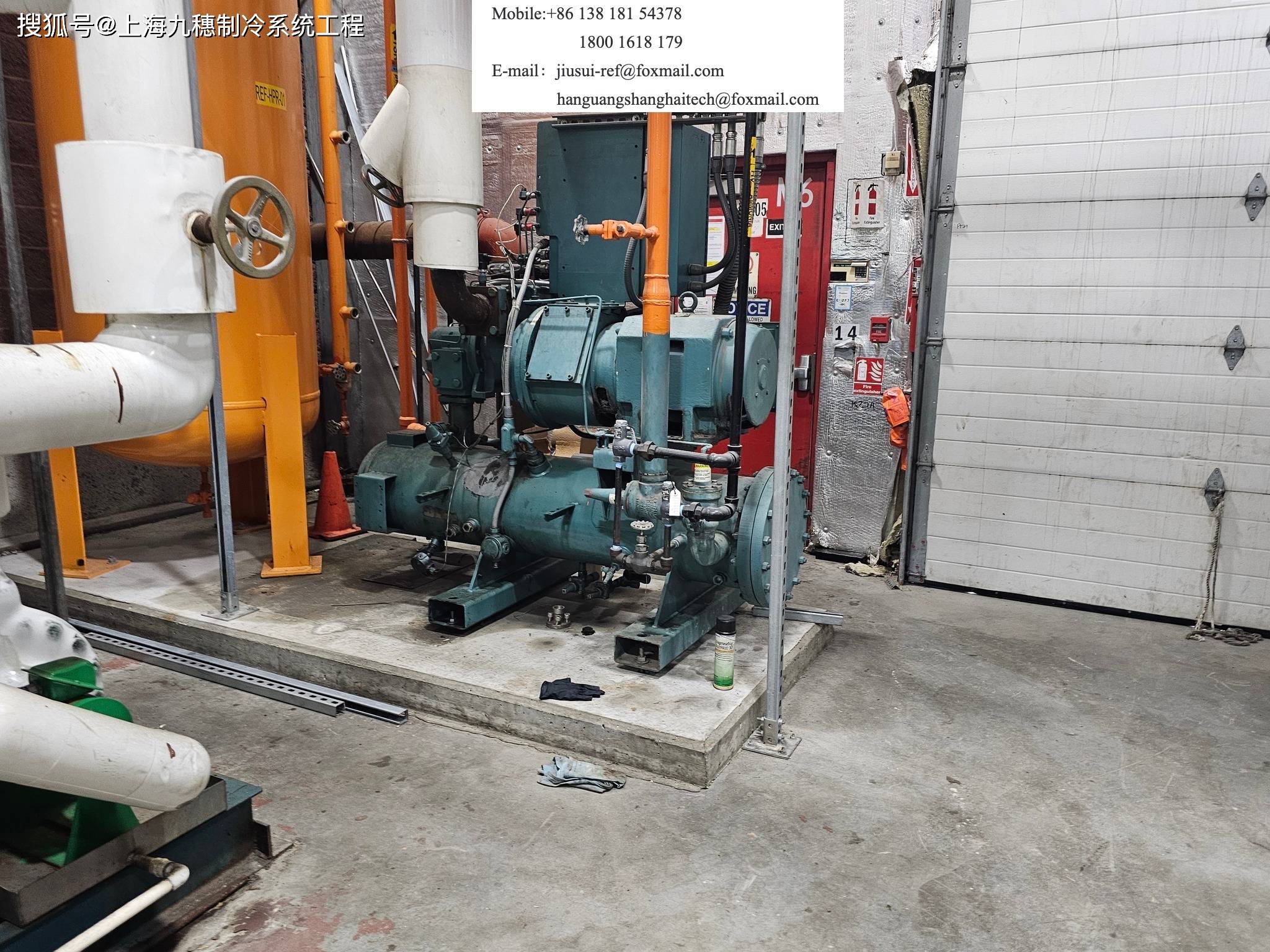 #ammonia #indusrialrefrigeration工业冷冻之氨制冷系统
